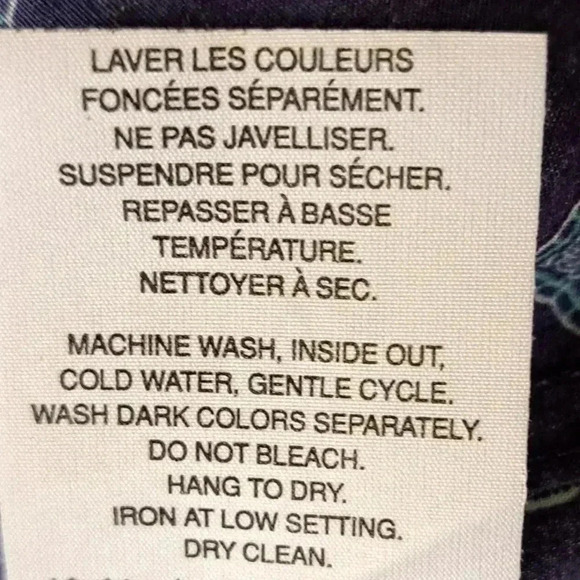 ❤️ Smart Set Long Sleeve Patterned Blouse Size Small - Picture 11 of 12